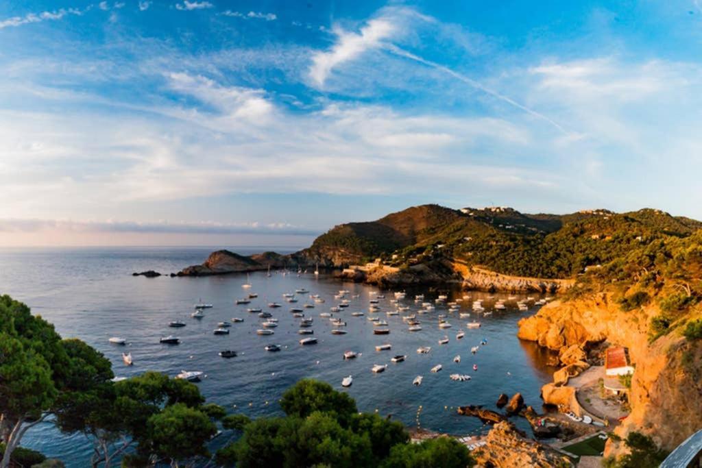 Precioso Apartmento Sobre El Mar, Cap Sa Sal, Begur, Girona ภายนอก รูปภาพ