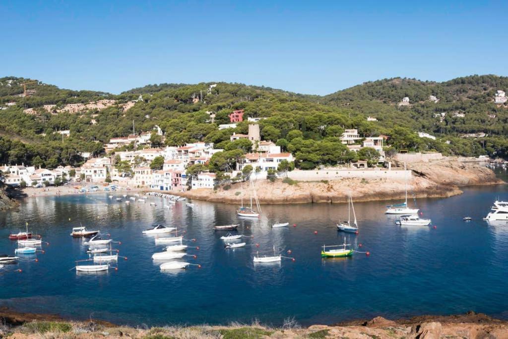 Precioso Apartmento Sobre El Mar, Cap Sa Sal, Begur, Girona ภายนอก รูปภาพ