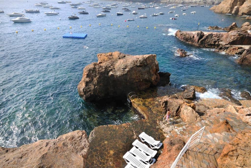 Precioso Apartmento Sobre El Mar, Cap Sa Sal, Begur, Girona ภายนอก รูปภาพ