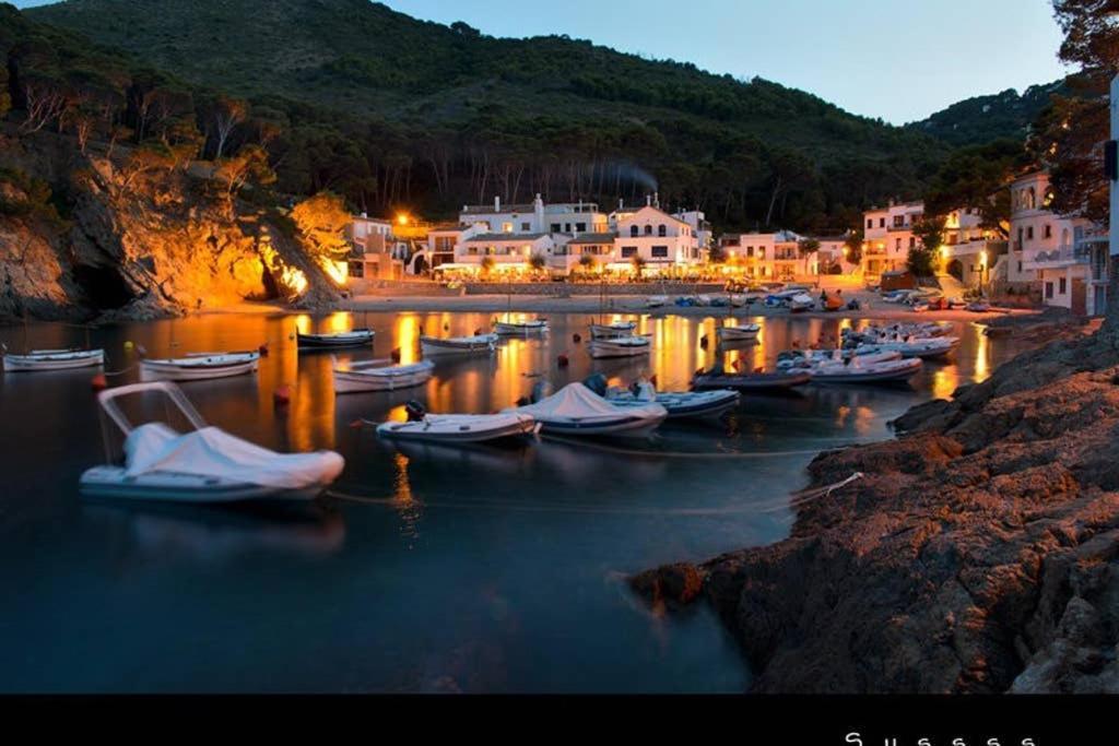 Precioso Apartmento Sobre El Mar, Cap Sa Sal, Begur, Girona ภายนอก รูปภาพ