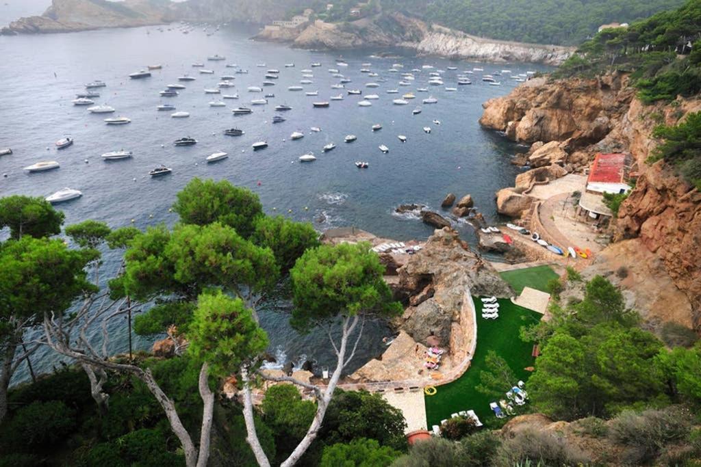 Precioso Apartmento Sobre El Mar, Cap Sa Sal, Begur, Girona ภายนอก รูปภาพ
