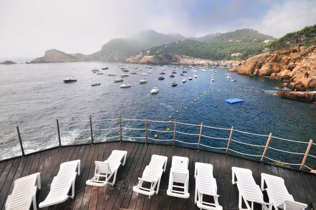 Precioso Apartmento Sobre El Mar, Cap Sa Sal, Begur, Girona ภายนอก รูปภาพ