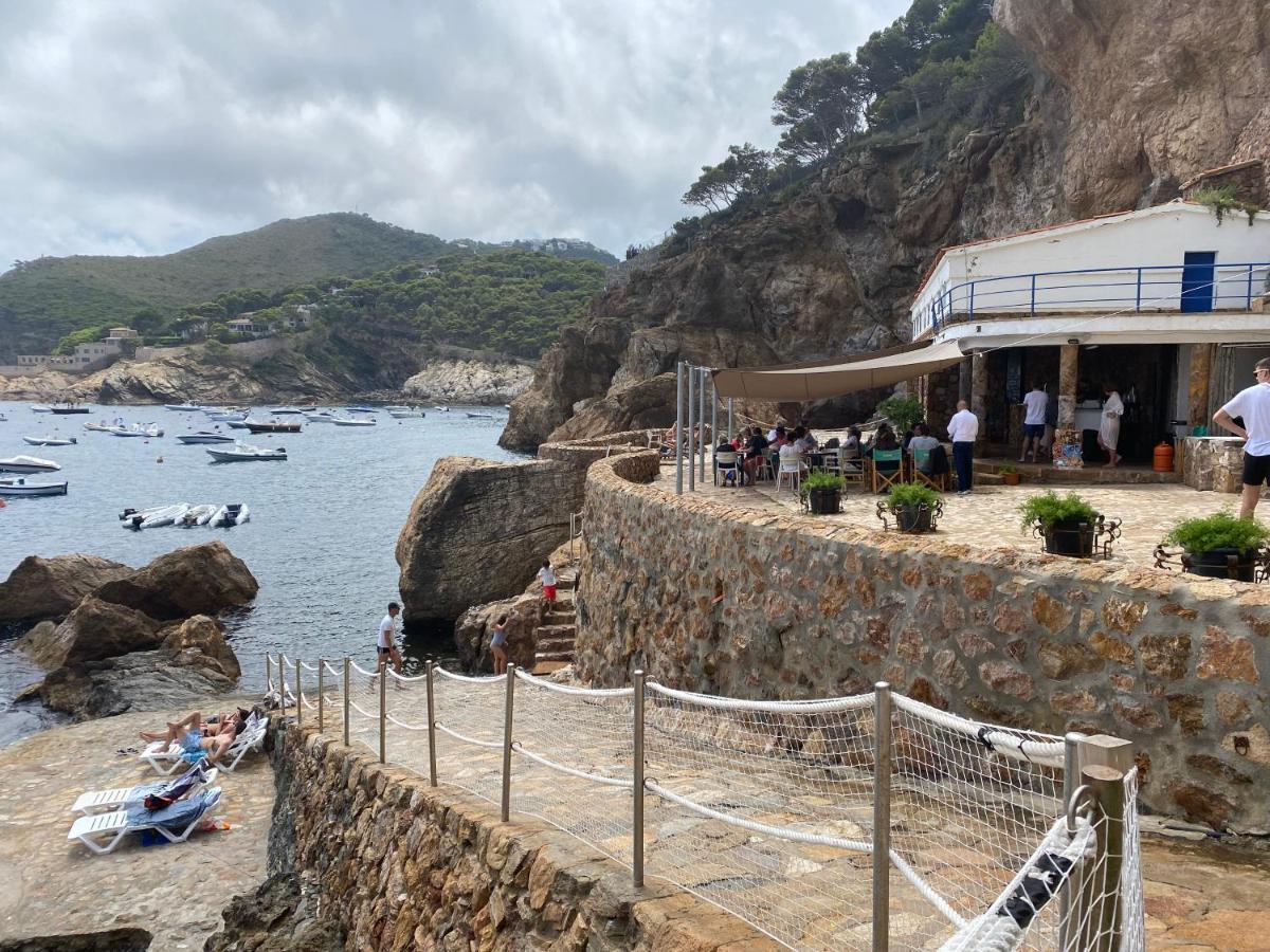 Precioso Apartmento Sobre El Mar, Cap Sa Sal, Begur, Girona ภายนอก รูปภาพ